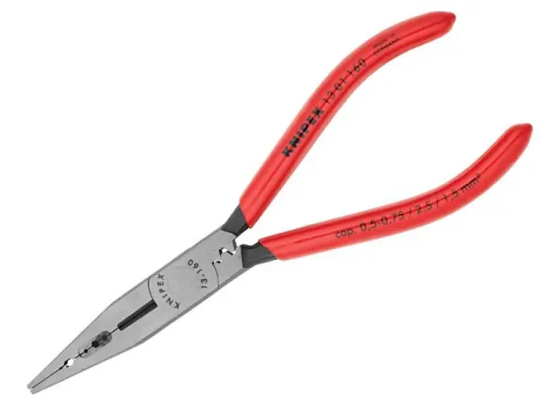 Knipex - 1301 160 Tukang Elektrik dengan Cengkaman PVC 160mm (6.1/4in)