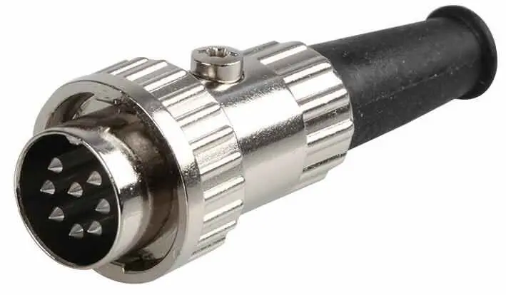 Prehkeytec Spinotto DIN a 8 Pin, Connessione a Saldare