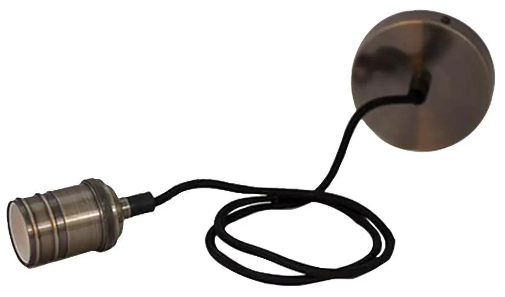 TIME LED Antik Satin Bronze Pendant Light, E27