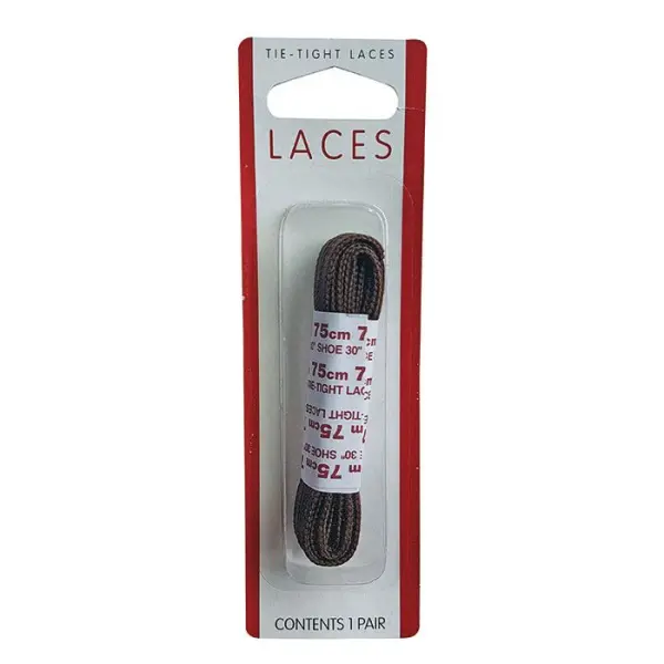 Flat Shoe Lace 75cm Brown