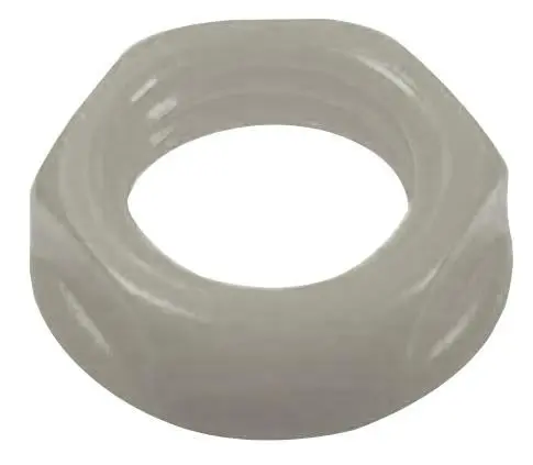 CLIFF Electronic Components Panel Mount Nut, Grey, 6.35mm, 10 Pack