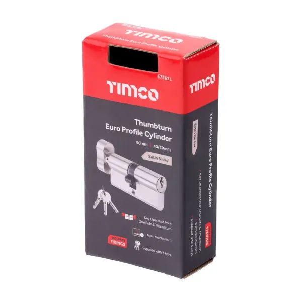 Timco - Cylindre Euro à molette 90 (40/50)