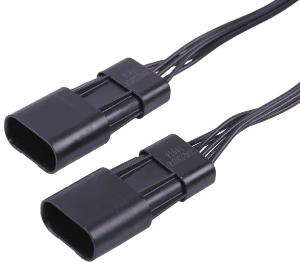 Molex / Brad 6 Pin Squba Plug to Plug Lead - 1m