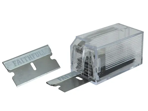 Faithfull Hojas de Repuesto para Cuchillas de Afeitar FAISCRARAZ (Pack de 10)