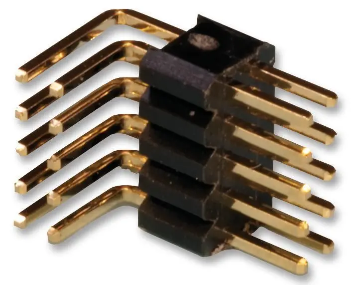 Amphenol Right Angle Header, 1.27mm Pitch, 6-Way, THT