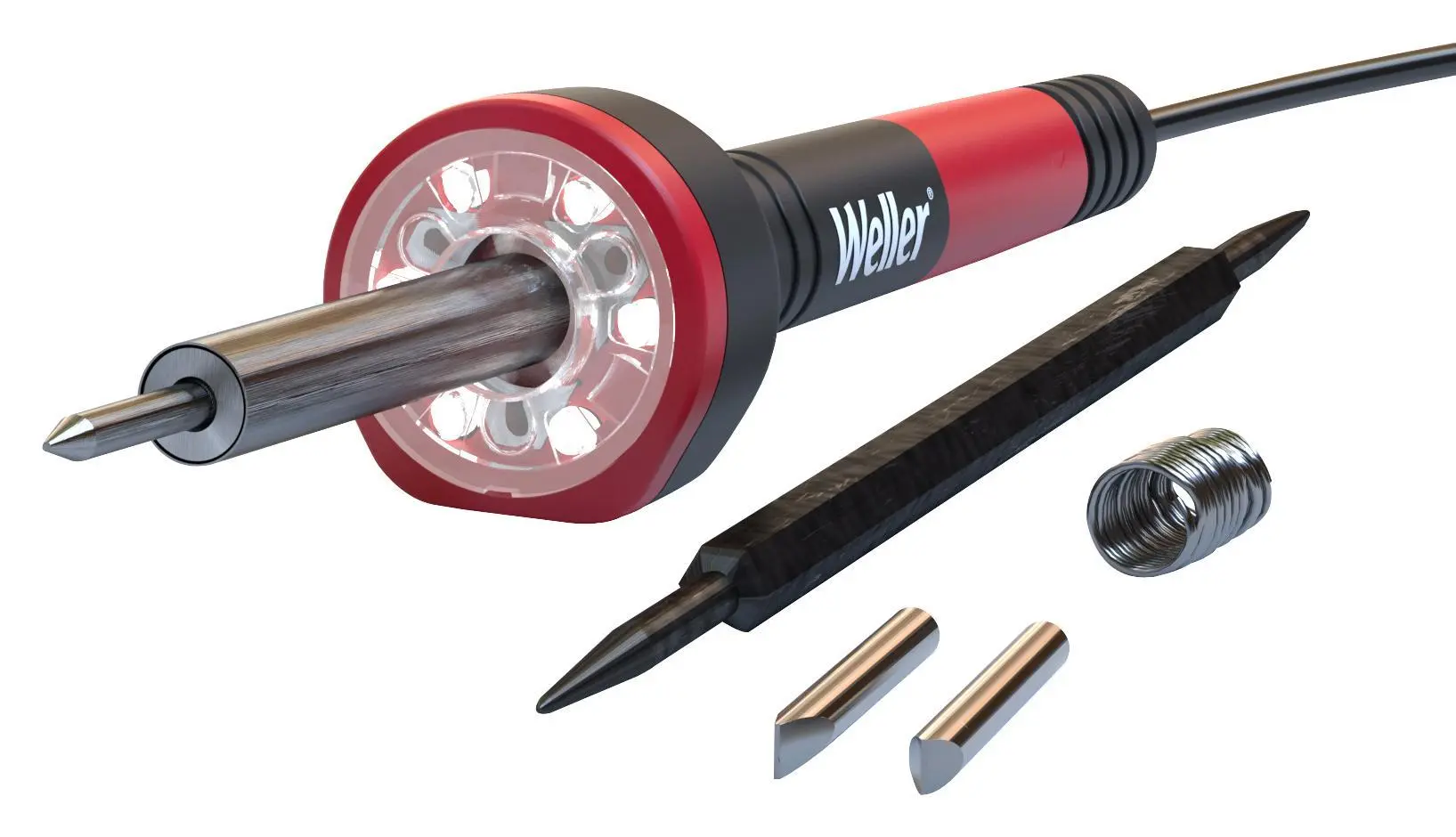 WELLER Kit de Ferro de Soldar 30W com Anel LED Halo