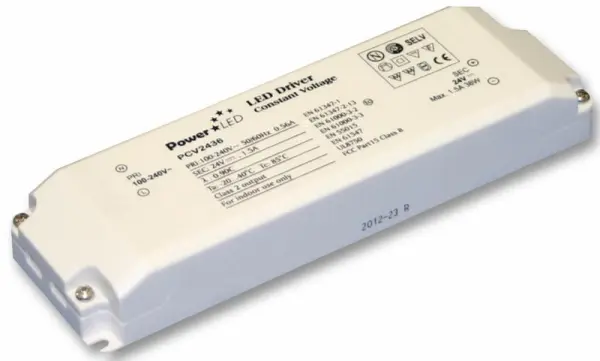 SUNPOWER 36W 24V 1.5A LED Driver, Constante Spanning (Binnen)