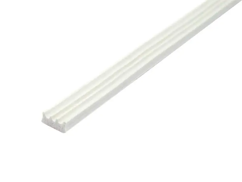 Faithfull Bourrelet d'étanchéité en EPDM autoadhésif, Blanc, 6m (9x3.5mm)