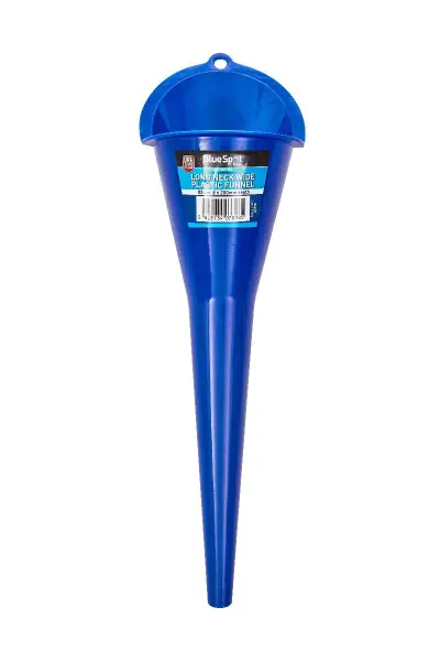 Blue Spot Tools - 长颈宽口塑料漏斗 280毫米 × 82毫米