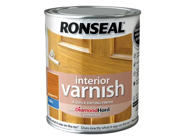 Ronseal - Varnis Dalaman Kering Pantas Satin Antique Pine 250ml