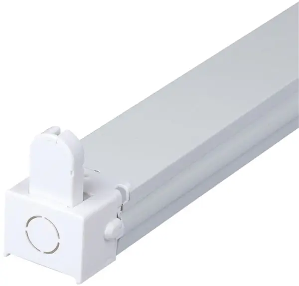 V-TAC Single Batten LED Tube Fitting, Iron/ABS, 1500mm