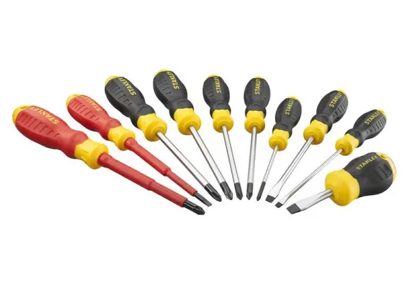 Conjunto Misto de 10 Chaves de Parafusos STANLEY® em Carteira, 830g