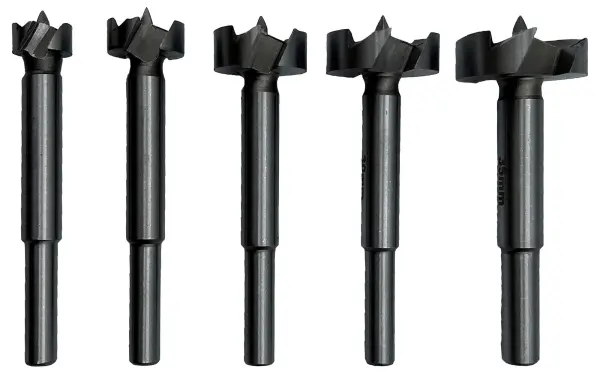 Rolson Tools Forstner Wood Drill Bit Set, 5 Piece