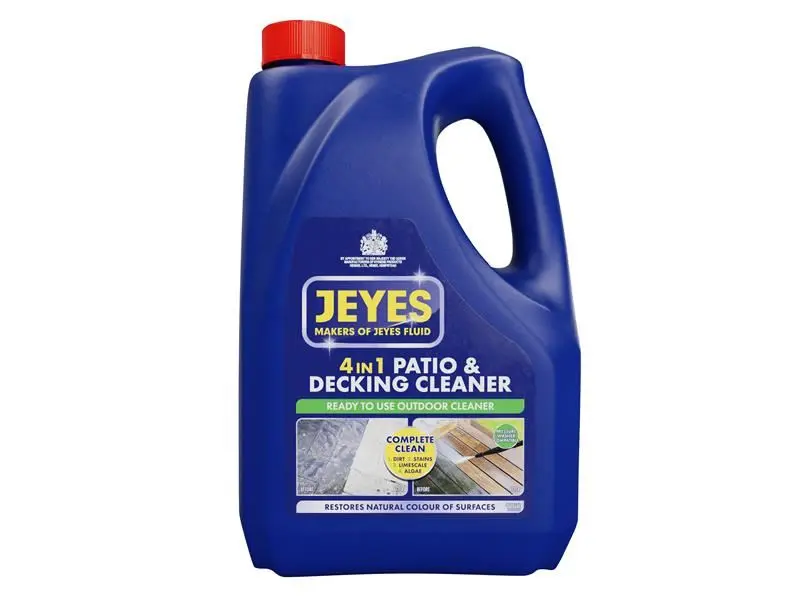 Jeyes 4-in-1 Patio & Decking Cleaner, 4 Litre