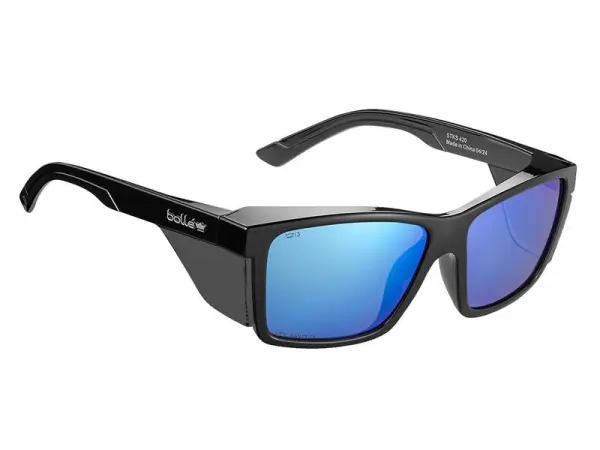 Bolle Safety STKS 420 安全眼鏡 黑色亮面鏡框 閃光鏡片