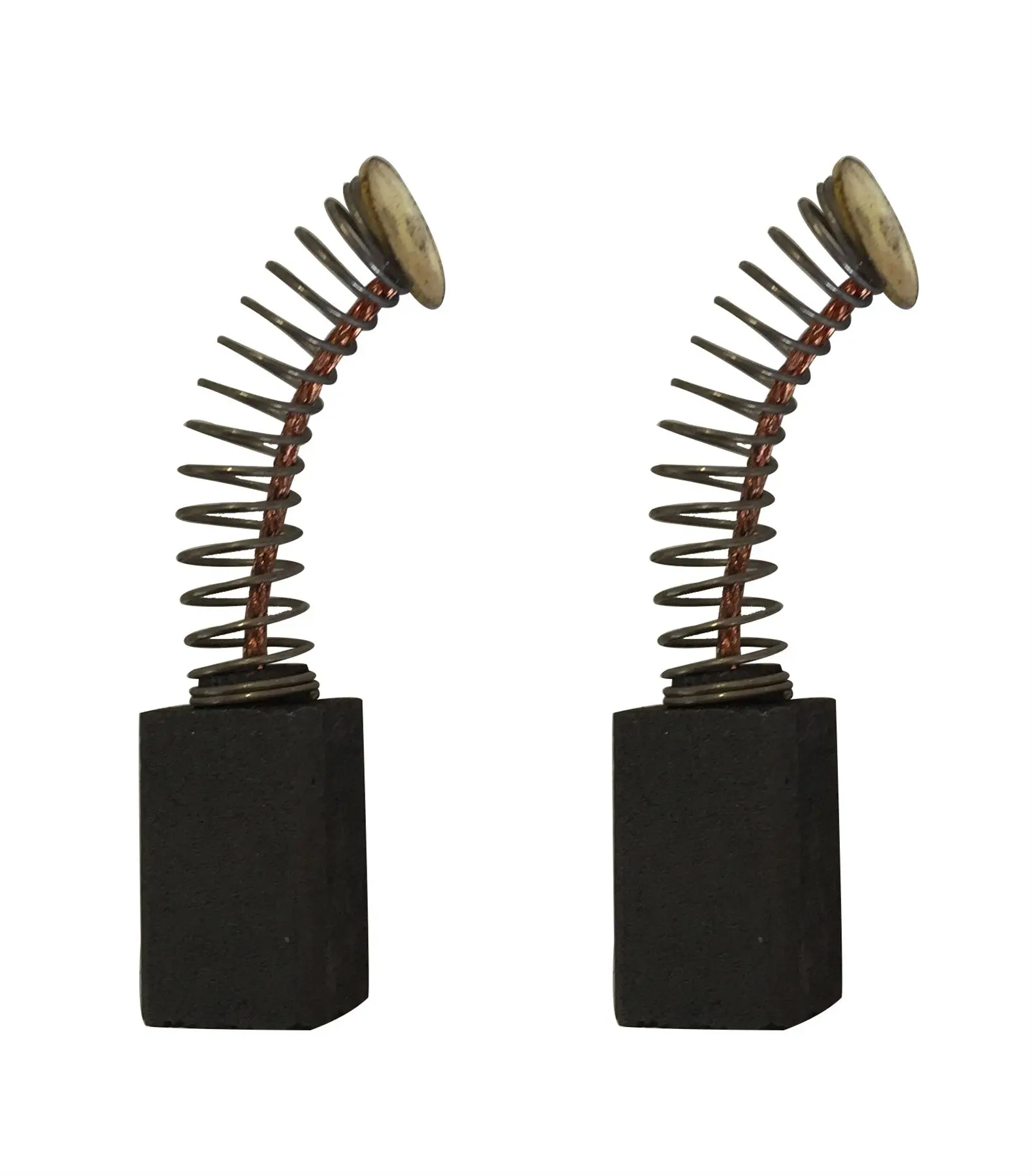 2x Carbon Brushes for Black & Decker Rutter - 6.3 x 9.5 x 16/14mm