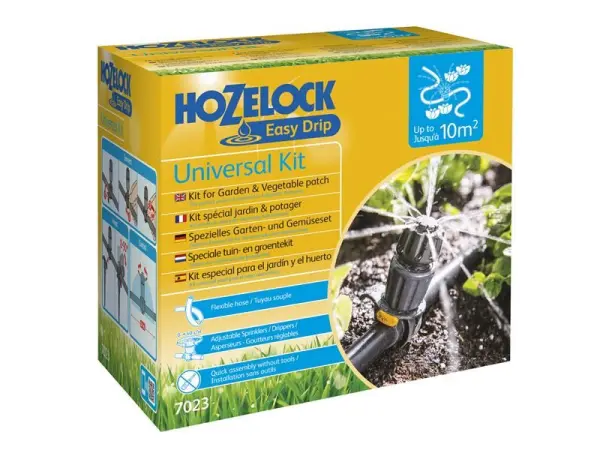Hozelock Kit Universel 7023, Système d'Arrosage pour 10m²
