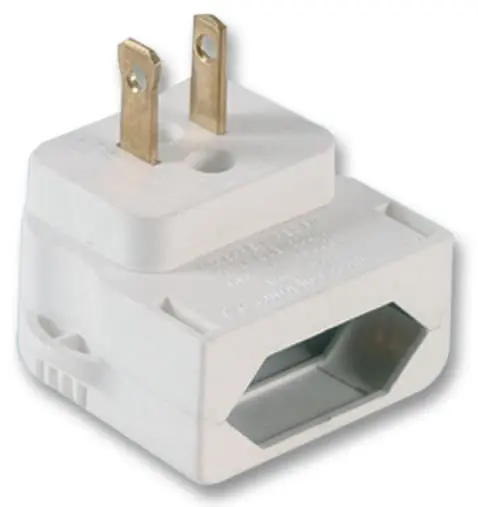 POWERCONNECTIONS Εξαρτήμα Ταξιδιού - Μετατροπέας Europlug σε US 2-Pin