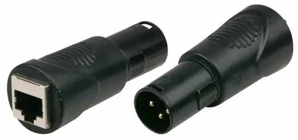 DAP Audio 3-Pool XLR Mannelijk naar RJ45 Vrouwelijke Adapter voor DMX512
