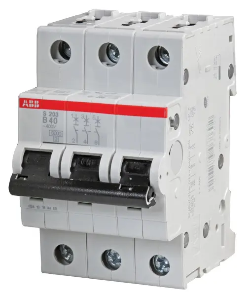 ABB S200 Bóthar Measc MCB 40 Amp Cineál B 3 Fhillte