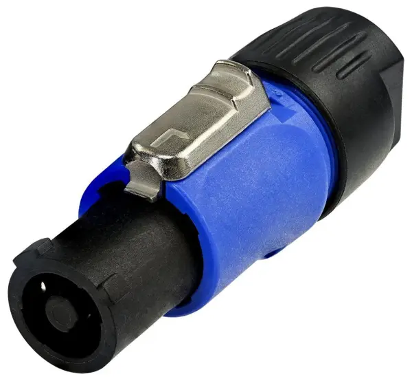 REAN 3 Pole AC Power Inlet 16A 250V Blue