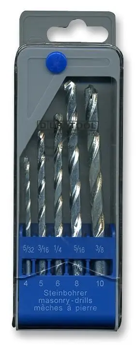 Ensemble de mèches à béton Duratool, 5 pièces (4-10 mm)