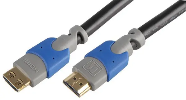 KRAMER כבל HDMI מהיר עם K-Lock, זכר לזכר, 15.2 מטר, שחור