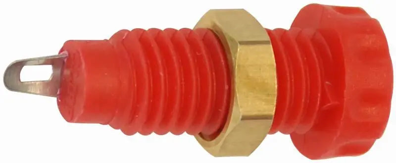 CLIFF ELECTRONIC COMPONENTS - 4mm Frontbuchse Rot, 10er Pack