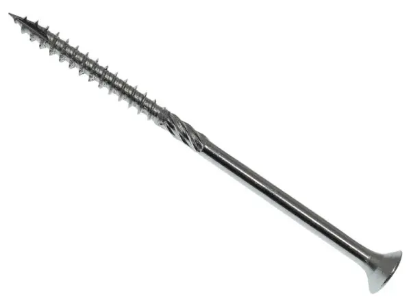 ForgeFix Spectre™ PZ Compatible Countersunk Wood Screw, A2 Stainless Steel - 6.0 x 150mm Box 100
