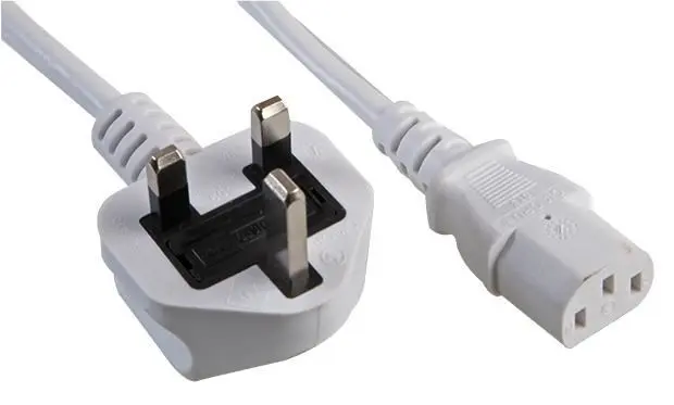 Pro Elec Cábla Cumhachta Plug RA go IEC C13, 1m, Bán