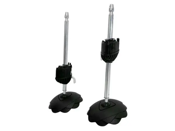 Telesteps רגלי בטיחות מתכווננים, זוג, 220 מ״מ, עם תקן EN131