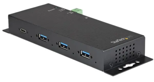 STARTECH 4-Portový USB 3.2 Rozbočovač s USB-C/A a Ochranou proti Přepětí
