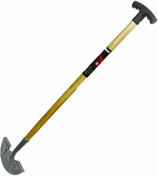 ROLSON TOOLS מעדר שפתי עם ידית עץ אפר, 970 מ״מ