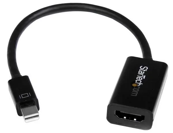 STARTECH Mini DisplayPort 1.2 naar HDMI Adapter - Ondersteuning 4K UHD & Audio