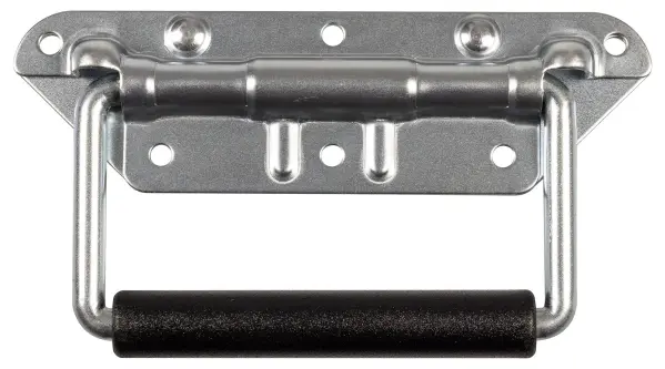 Adam Hall Hardware Sprung Drop Handle, Galvanised Steel, 0.26kg