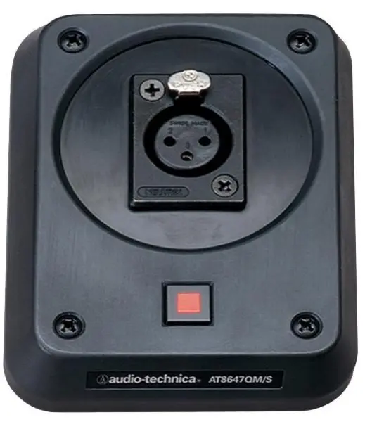 Audio Technica לוחית חיבור מיקרופון עם בולם רעידות ומתג השתק