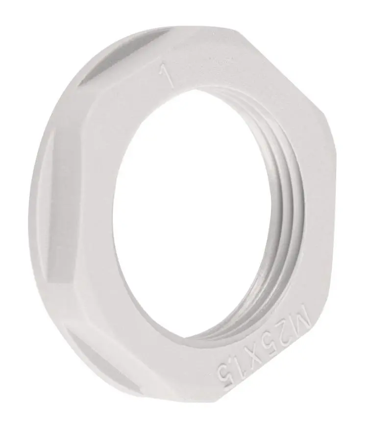 CONCORDIA M25 Nylon Sluitring, Wit, 10-Pack