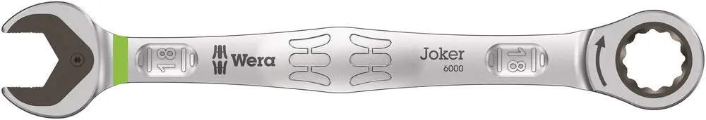 Wera 6000 Joker Clé à cliquet mixte, 18mm x 235mm