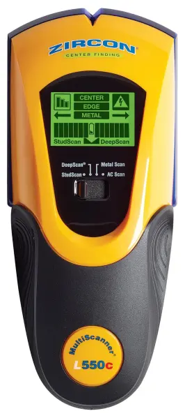 Zircon L550c Multi-Scanner Wire & Stud Detector 9V