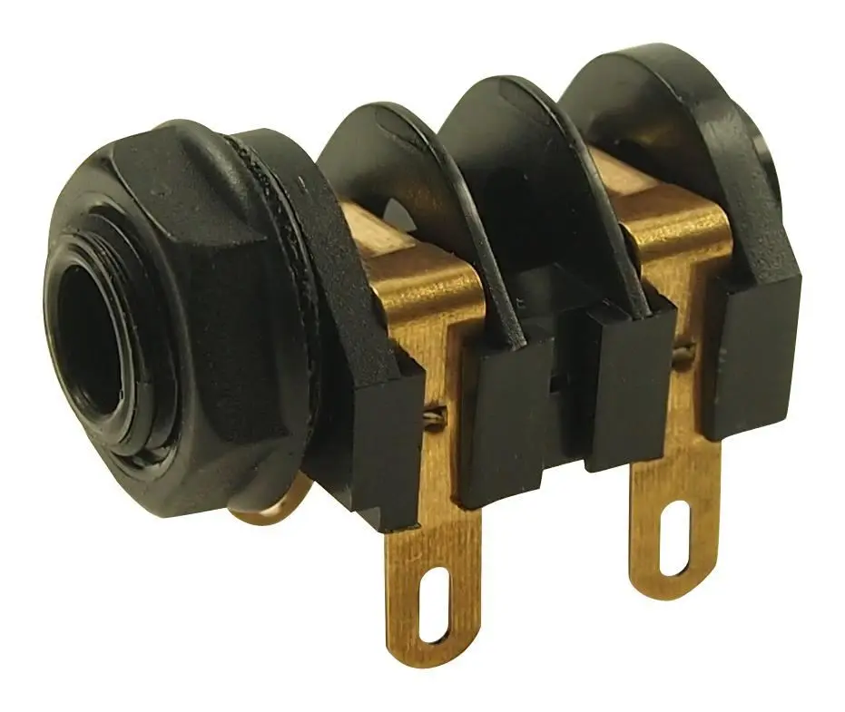 CLIFF 6.35mm パネルマウントモノジャックソケット ゴールドメッキ