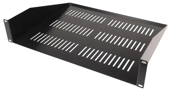 PULSE 19-inch 2U Vented Rack Mount Shelf - 370mm
