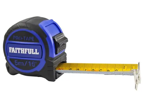 Faithfull Pro Tape Measure - 5m/16ft, 32mm Width