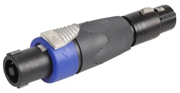 NEUTRIK SpeakON NL4FX auf 3-Poligen XLR Buchsen-Adapter