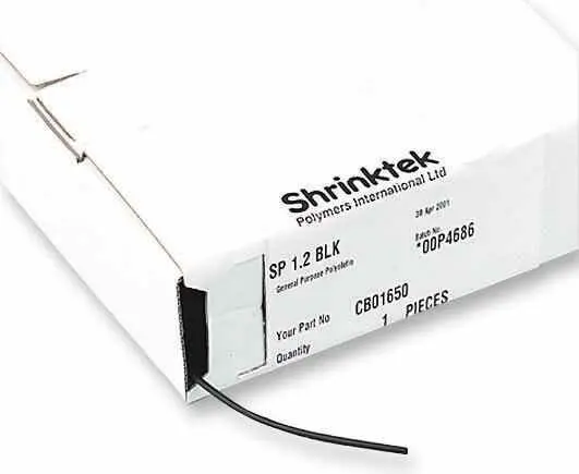 RARAION - Selongsong Pencatut Panas Hitam 4.8mm 10m