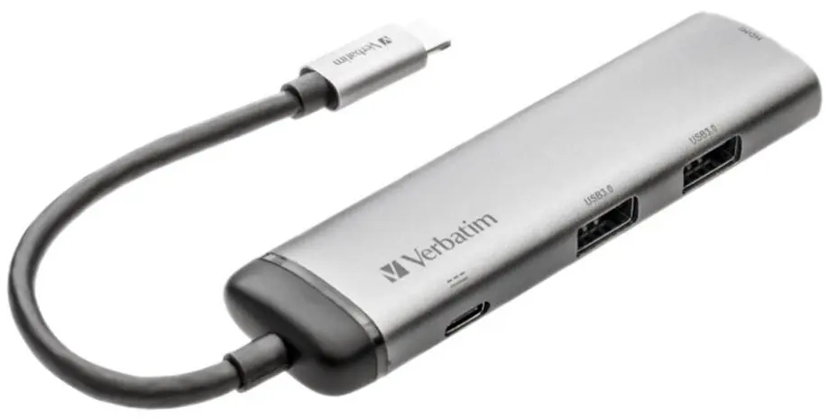 VERBATIM USB-C 멀티포트 허브 (USB 3.0 & 4K HDMI 지원)