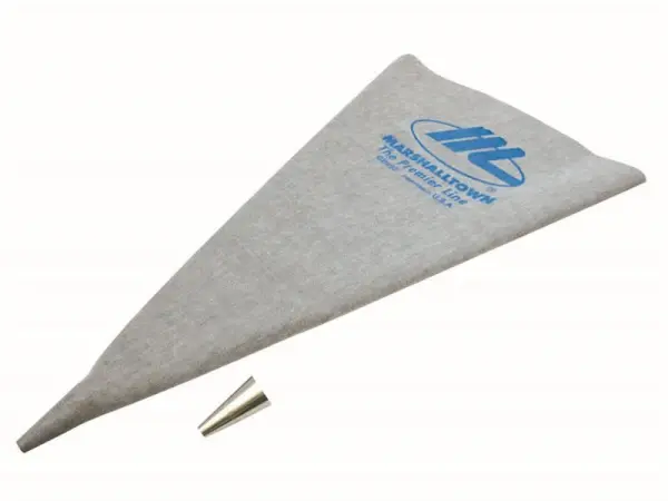 Marshalltown Vinyl Grout Bag with Metal Tip, 12x24in, 541g