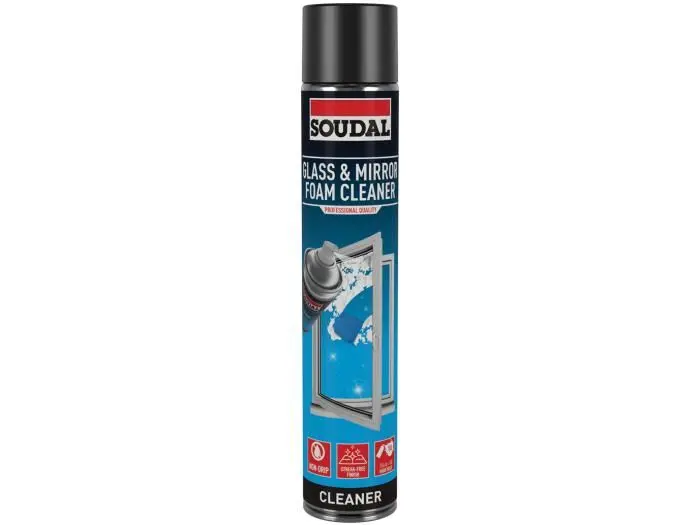 Soudal Professional Detergente Schiuma per Vetri e Specchi 750ml