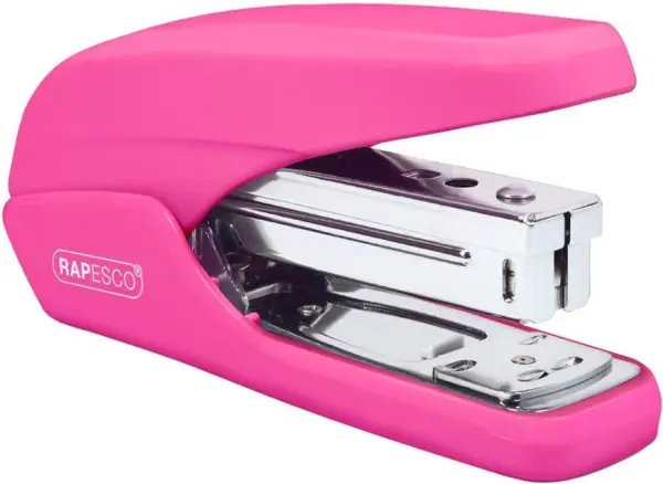 RAPESCO X5-25ps Less Effort Stapler, Hot Pink