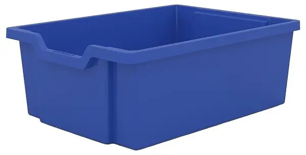 GRATNELLS Standard Deep Storage Tray, Royal Blue, 15L, 427mm