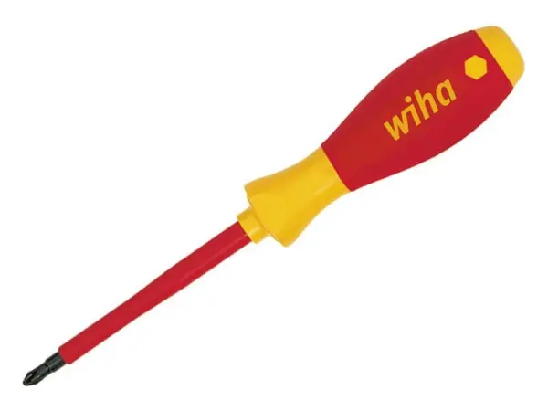 Wiha SoftFinish® SlimFix Phillips PH2 Screwdriver, 100mm